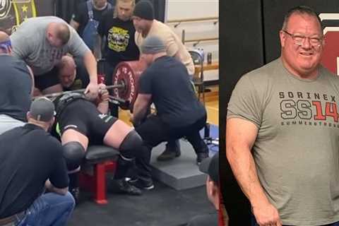 Powerlifter Bill Gillespie Sets NEW Equipped ATWR Bench Press With 1,129 lbs at 62 Years Old! –..