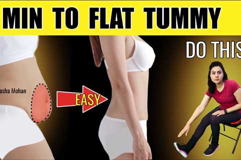 Lose Hanging Lower Belly Fat Setting in 14 Days | Just 1 Min Easy Exercise For Beginners