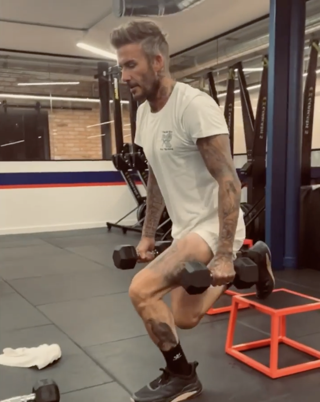 David Beckham Shared a Look at the F45 Workout He Created