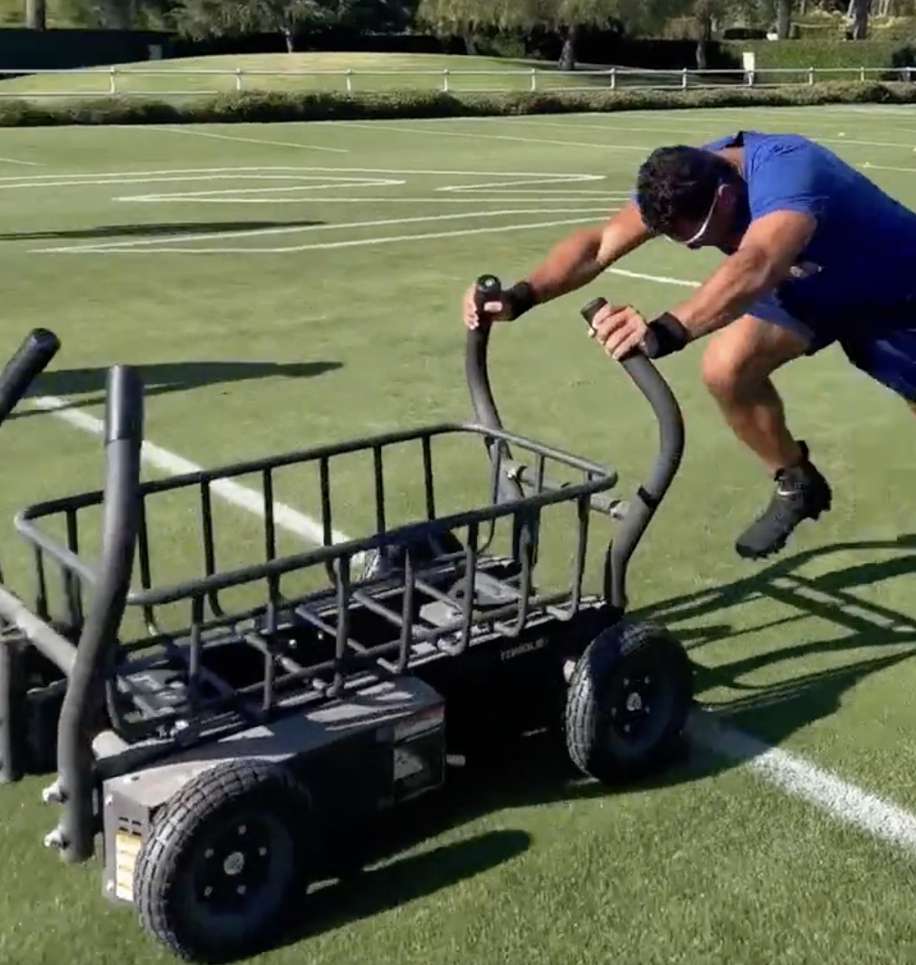 Russell Wilson Shared a Look at His Intense Offseason Training Routine