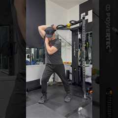 Garage Gym Chest, Shoulder, and Triceps Workout #homegym #garagegym #powertec