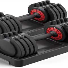 Adjustable Dumbbells 55LB Single Dumbbell Weight Review
